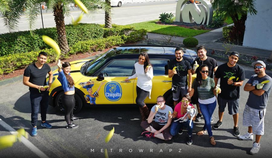  Mini Clubman Chiquita Banana by MetroWrapz 2016 года  (фото 4 из 6)